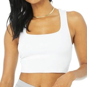 Alo Yoga • Alosoft Ribbed Chic Bra Tank